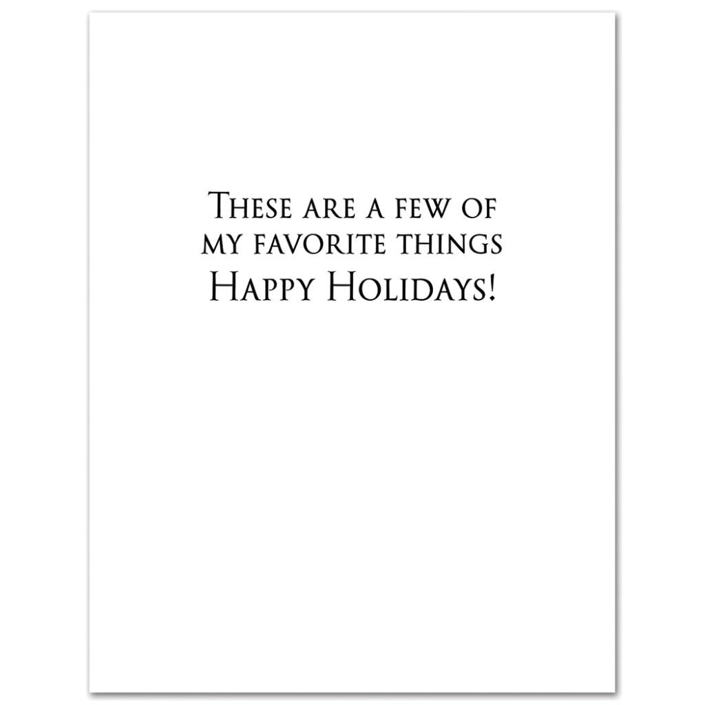 The Found White Lotus Lorazepam and Mistletoe Holiday Christmas Card