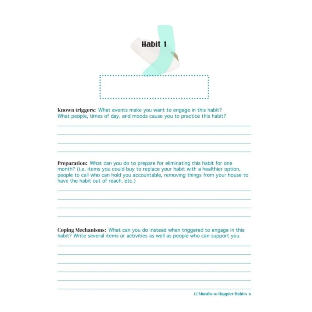 Chronicle Books 12 Months to Happier Habits