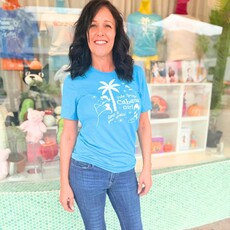printful Palm Springs Cabana Girl Unisex Tee