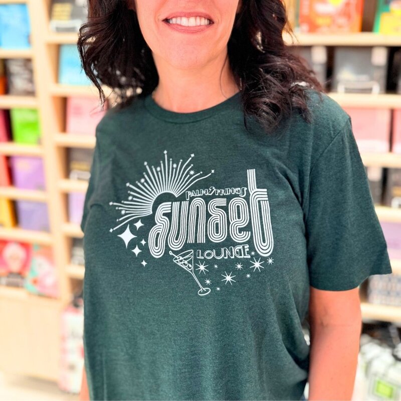 printful Palm Springs Sunset Lounge T-shirt