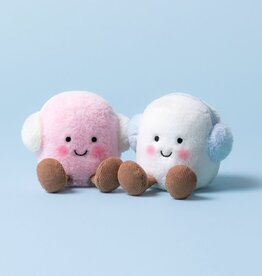 Jellycat Amuseables Toastie Pink and White Marshmallows