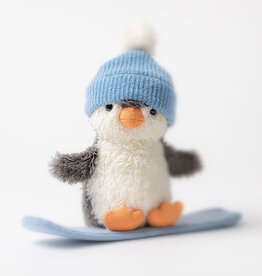 Jellycat Peanut Penguin Snowboarding
