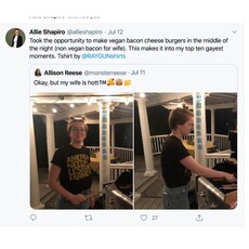 RAYGUN Lesbian Farmers Black T-Shirt