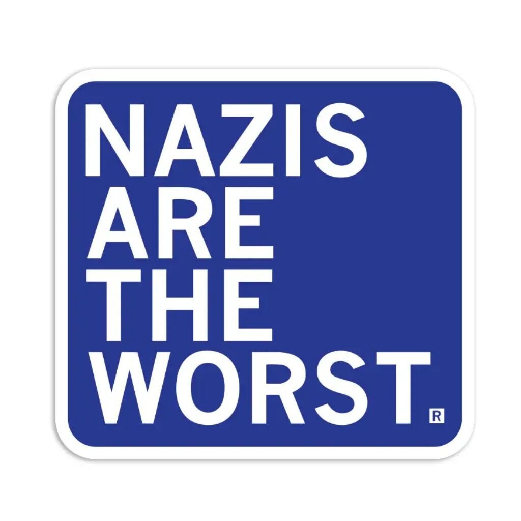 RAYGUN Nazis Are the Worst Sticker