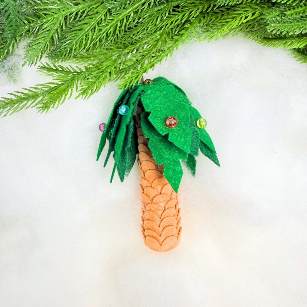 Silk Road Bizaar Palm Tree Ornament, Felt