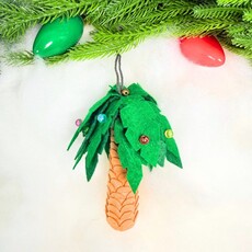 Silk Road Bizaar Palm Tree Ornament, Felt