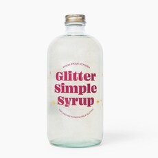Wood Stove Kitchen Glitter Simple Syrup 16 fl oz