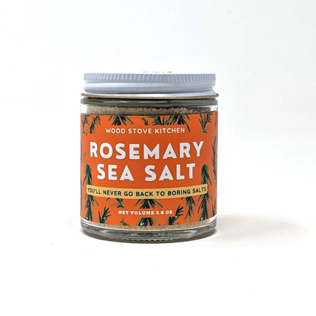 Wood Stove Kitchen Rosemary Sea Salt