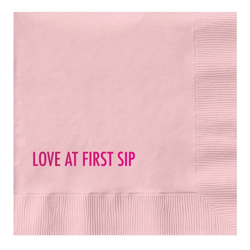 Pretty Alright Goods First Sip Cocktail Napkin