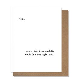 Pretty Alright Goods One Night Stand Love Card