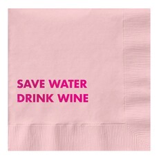 Pretty Alright Goods Save Water Cocktail Napkin