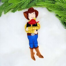 Silk Road Bizaar Woody Ornament, Felt