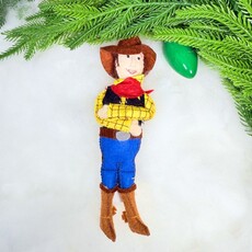 Silk Road Bizaar Woody Ornament, Felt