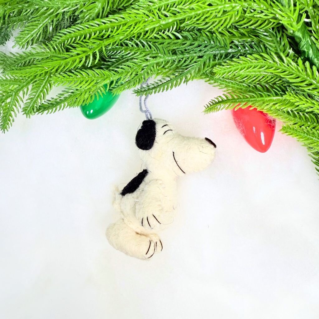 Silk Road Bizaar Snoopy Ornament, Felt