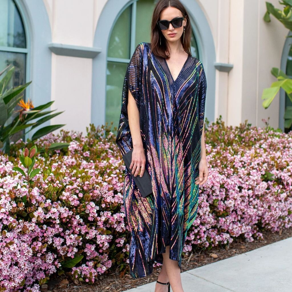 Jennafer Grace Midnight Lotus Caftan