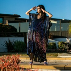 Jennafer Grace Midnight Lotus Caftan