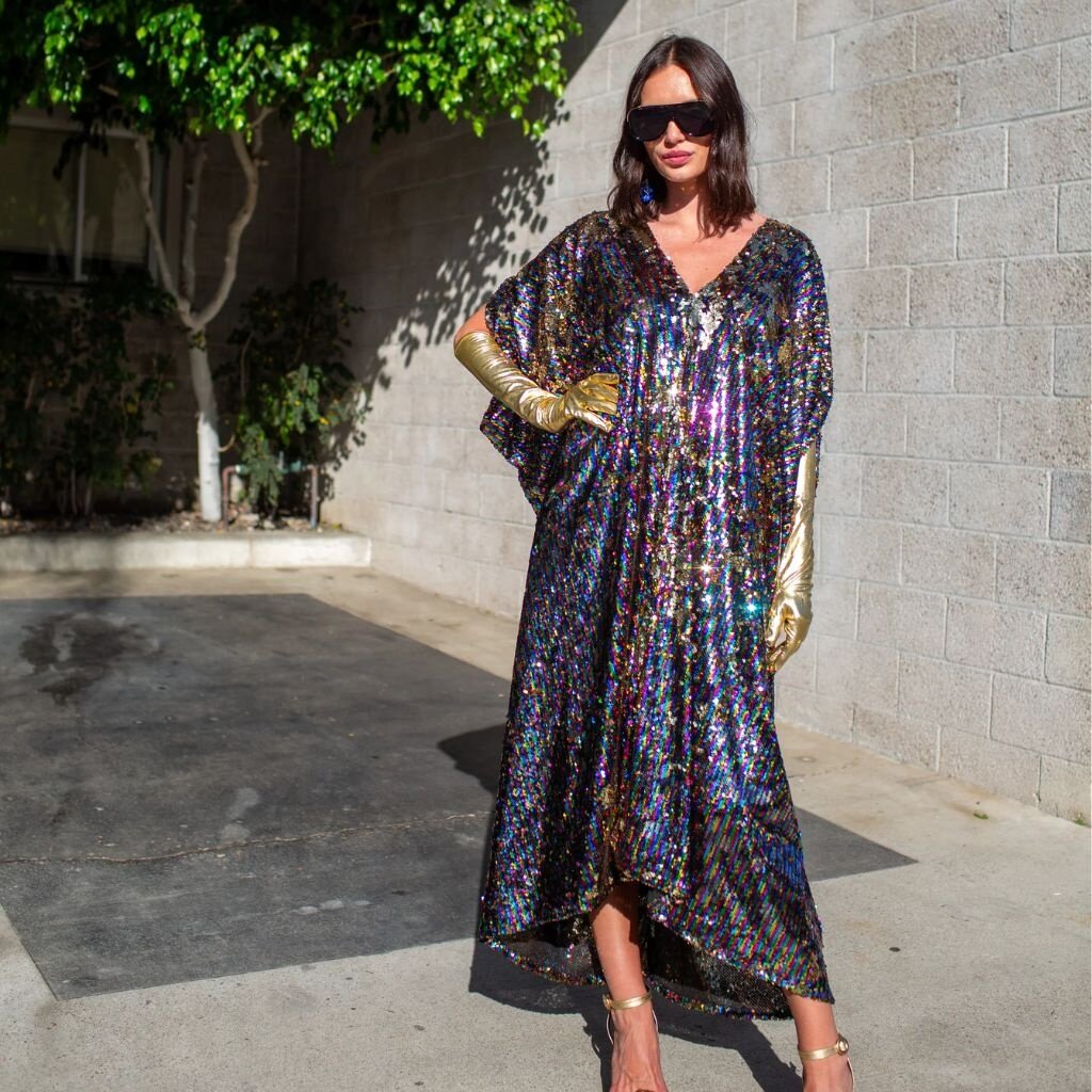 Jennafer Grace Rainbow Rage Caftan
