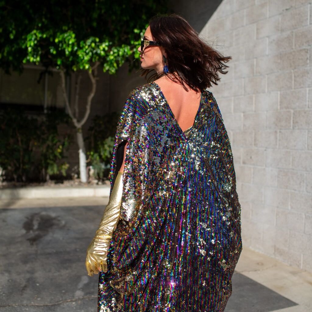 Jennafer Grace Rainbow Rage Caftan