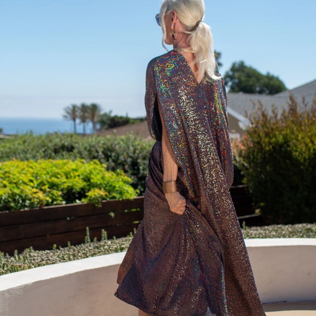 Jennafer Grace Disco Blaze Sequin Caftan