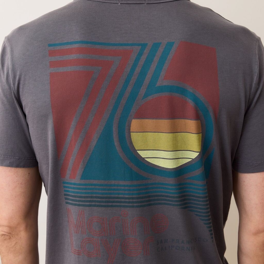 Marine Layer Signature Crew Graphic Tee