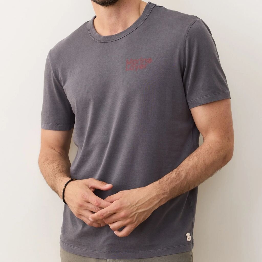 Marine Layer Signature Crew Graphic Tee