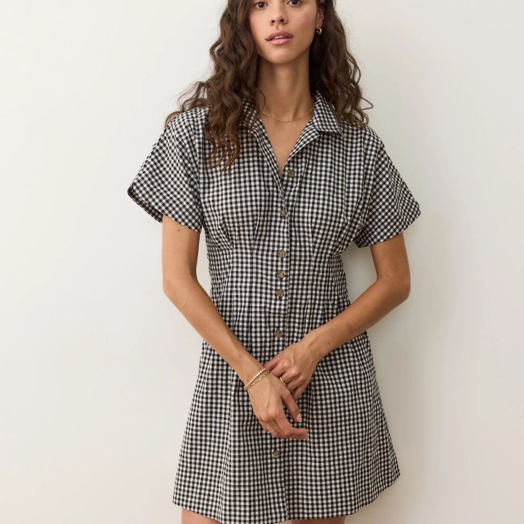 Marine Layer Arden Mini Shirt Dress