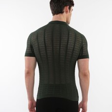 Postmarc FLCAP25  Textured Mesh Knit Cotton Polo 16234