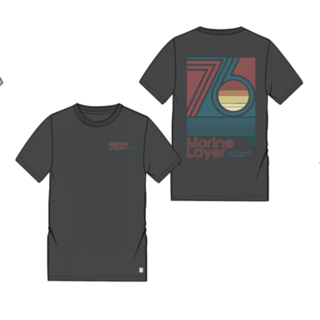 Marine Layer Signature Crew Graphic Tee