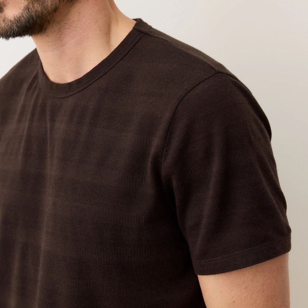 Marine Layer Signature Jacquard Crew Tee