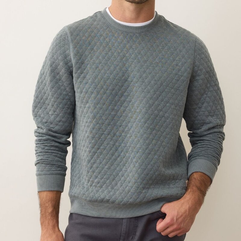 Marine Layer Corbet Quilted Crewneck