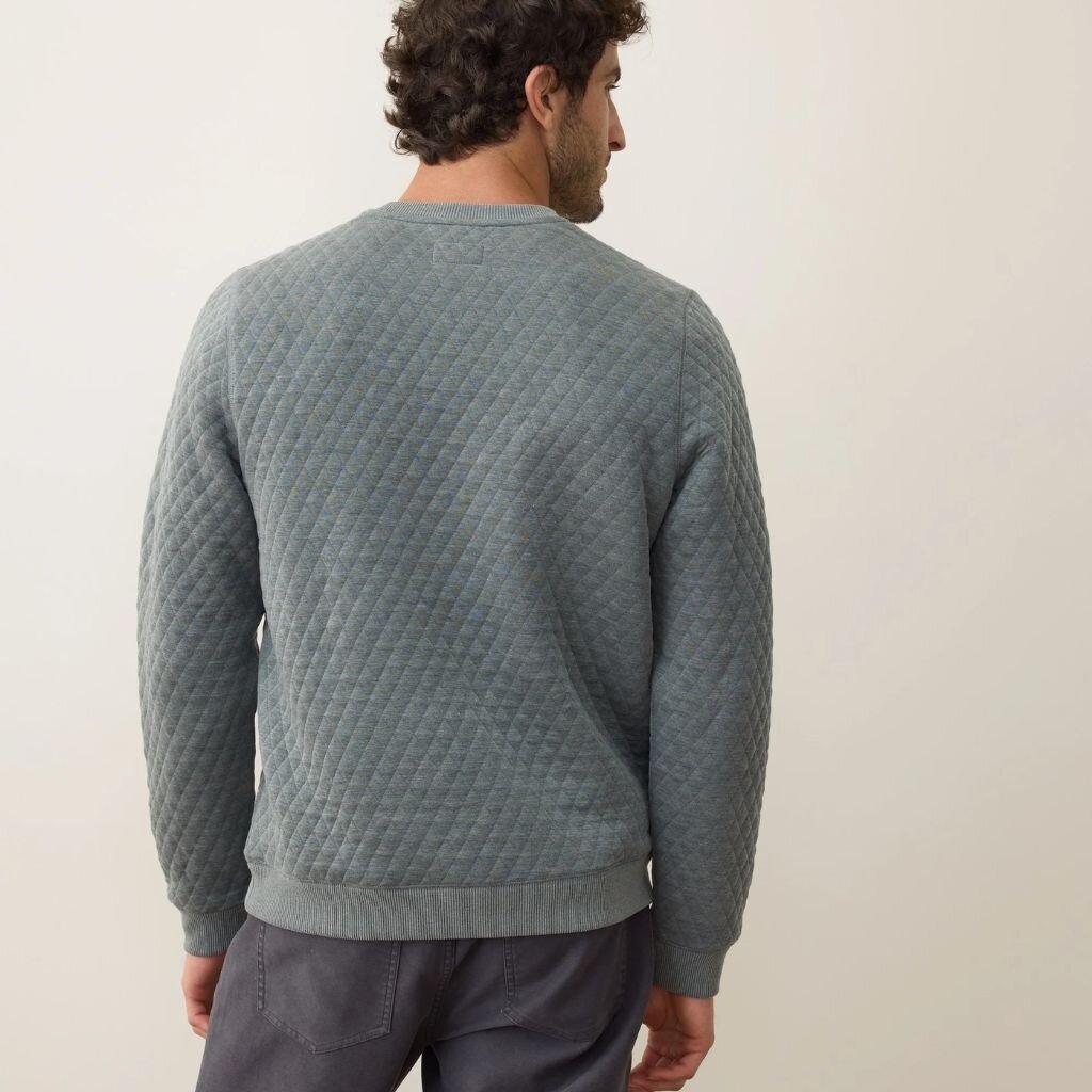 Marine Layer Corbet Quilted Crewneck