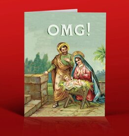 Offensive & Delightful Omg Fam Jesus Christmas Card