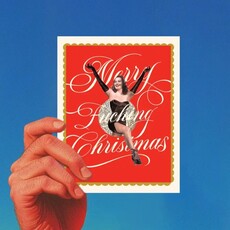 Offensive & Delightful MERRY CHRISTMAS GAL! Christmas card