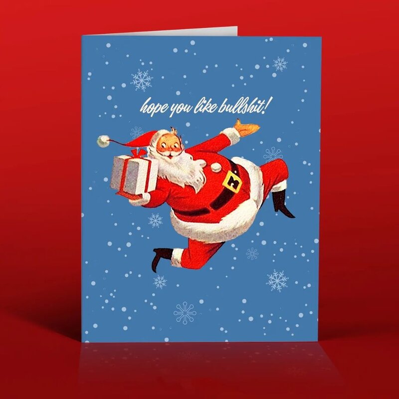 Offensive & Delightful Bullshit Santa! Santa Christmas Holiday