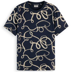 Scotch & Soda - Womenswear All over print regular fit T-s