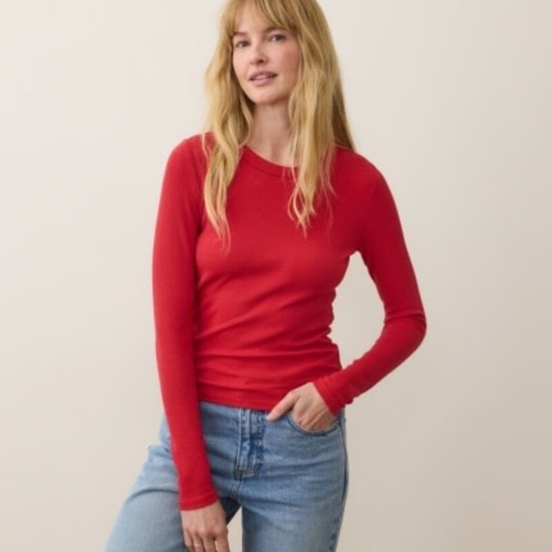 Marine Layer Lexi Rib Sun-In Longsleeve Crew Tee