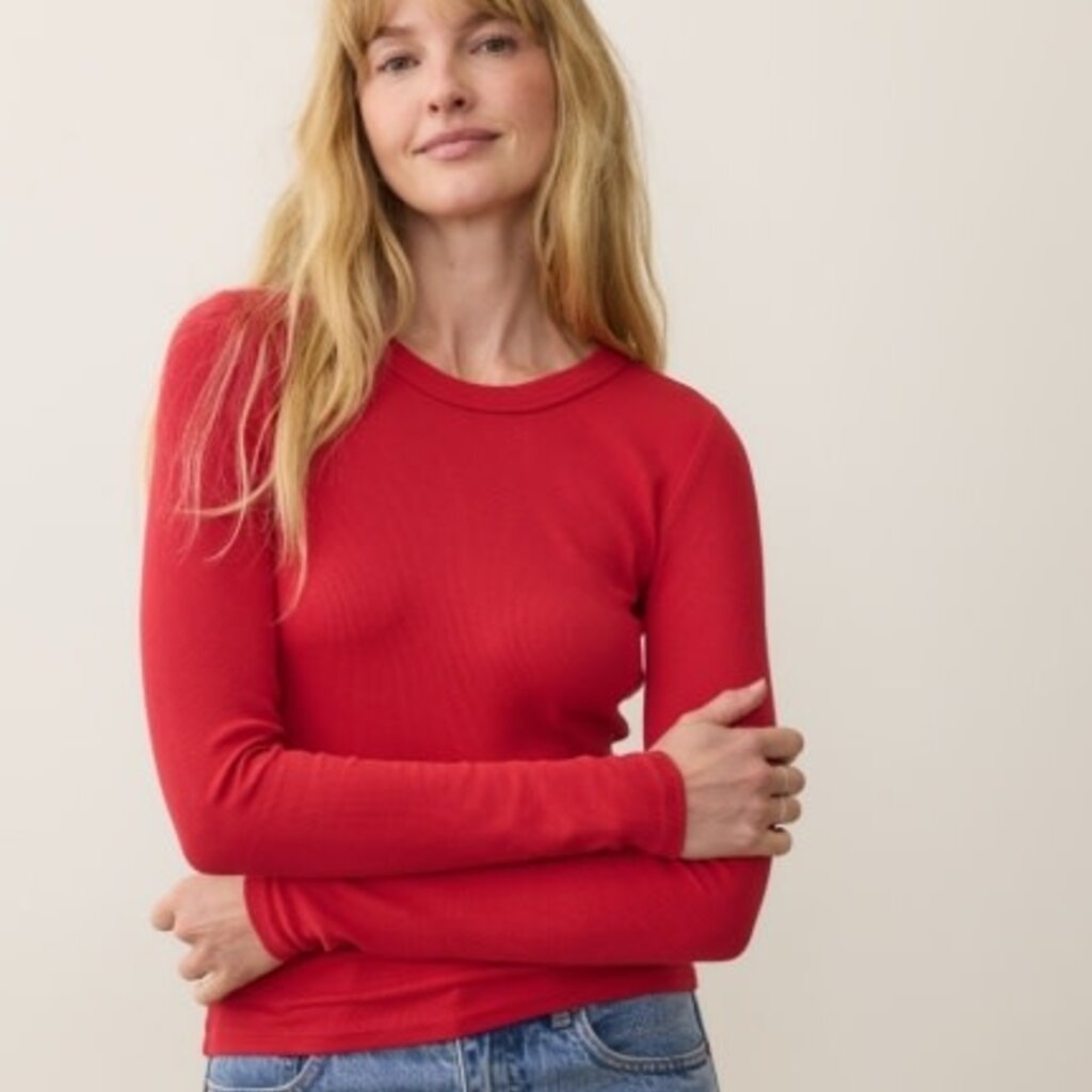 Marine Layer Lexi Rib Sun-In Longsleeve Crew Tee