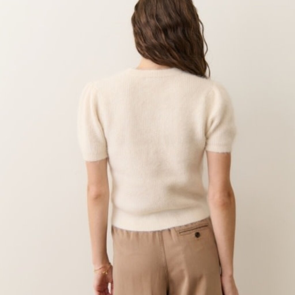 Marine Layer Suri Alpaca Puff Sleeve Sweater