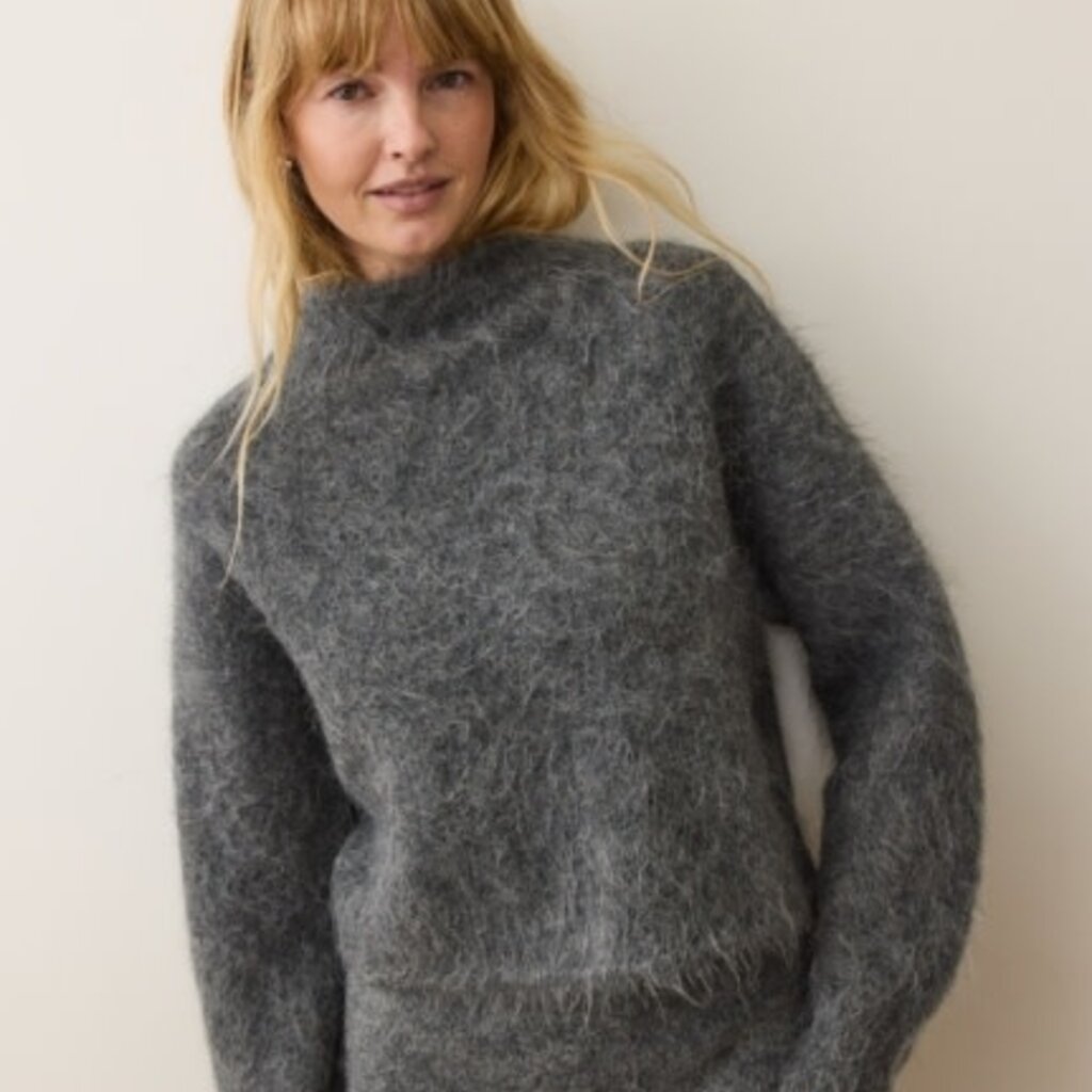 Marine Layer Suri Alpaca Mock Neck Sweater