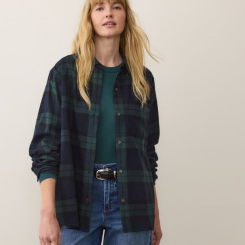 Marine Layer Jane Relaxed Cotton Shirt