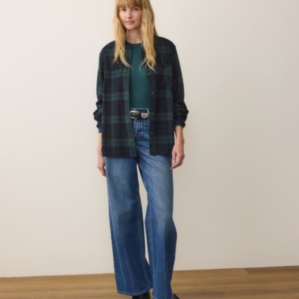 Marine Layer Jane Relaxed Cotton Shirt