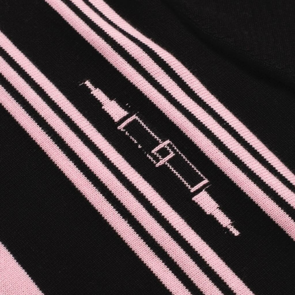 OxKnit FL25 Vintage Period Street Striped Cardigan