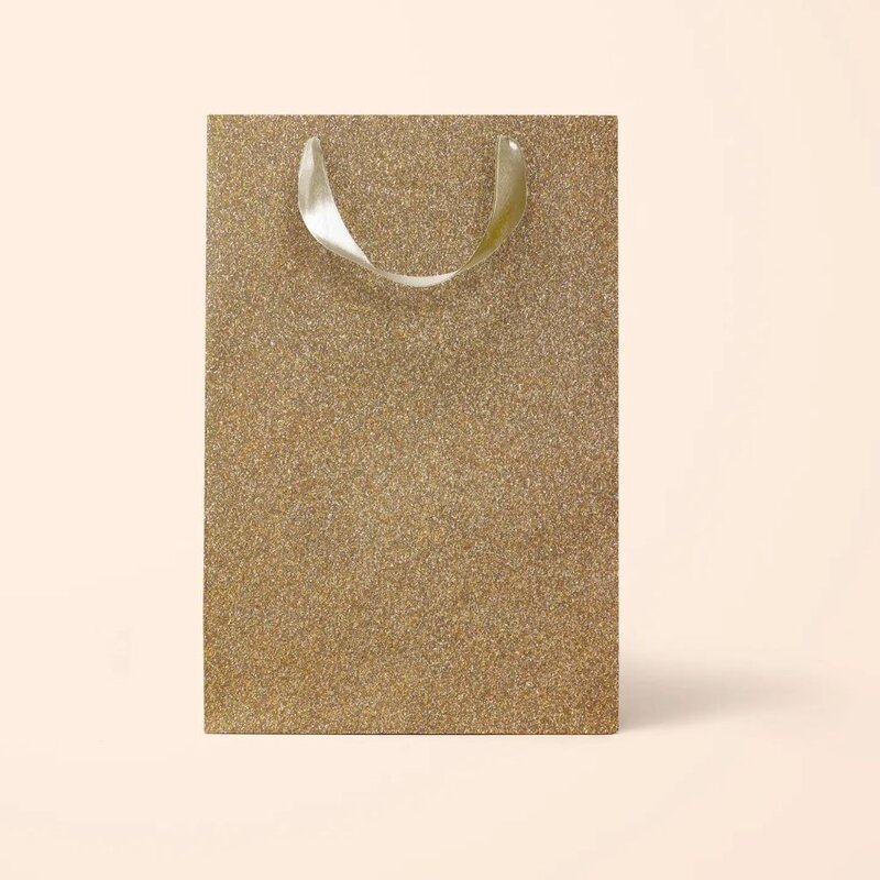Sunshine Studios Gold Sparkle Gift Bag Medium