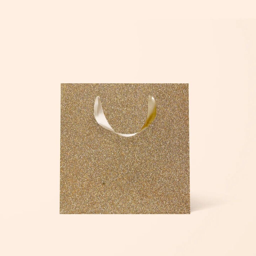 Sunshine Studios Gold Sparkle Gift Bag Small