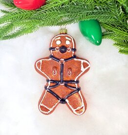 Cody Foster Naughty Gingerbread Man Ornament