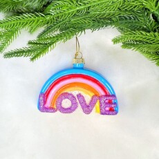 Cody Foster Rainbow Love Ornament