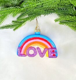 Cody Foster Rainbow Love Ornament