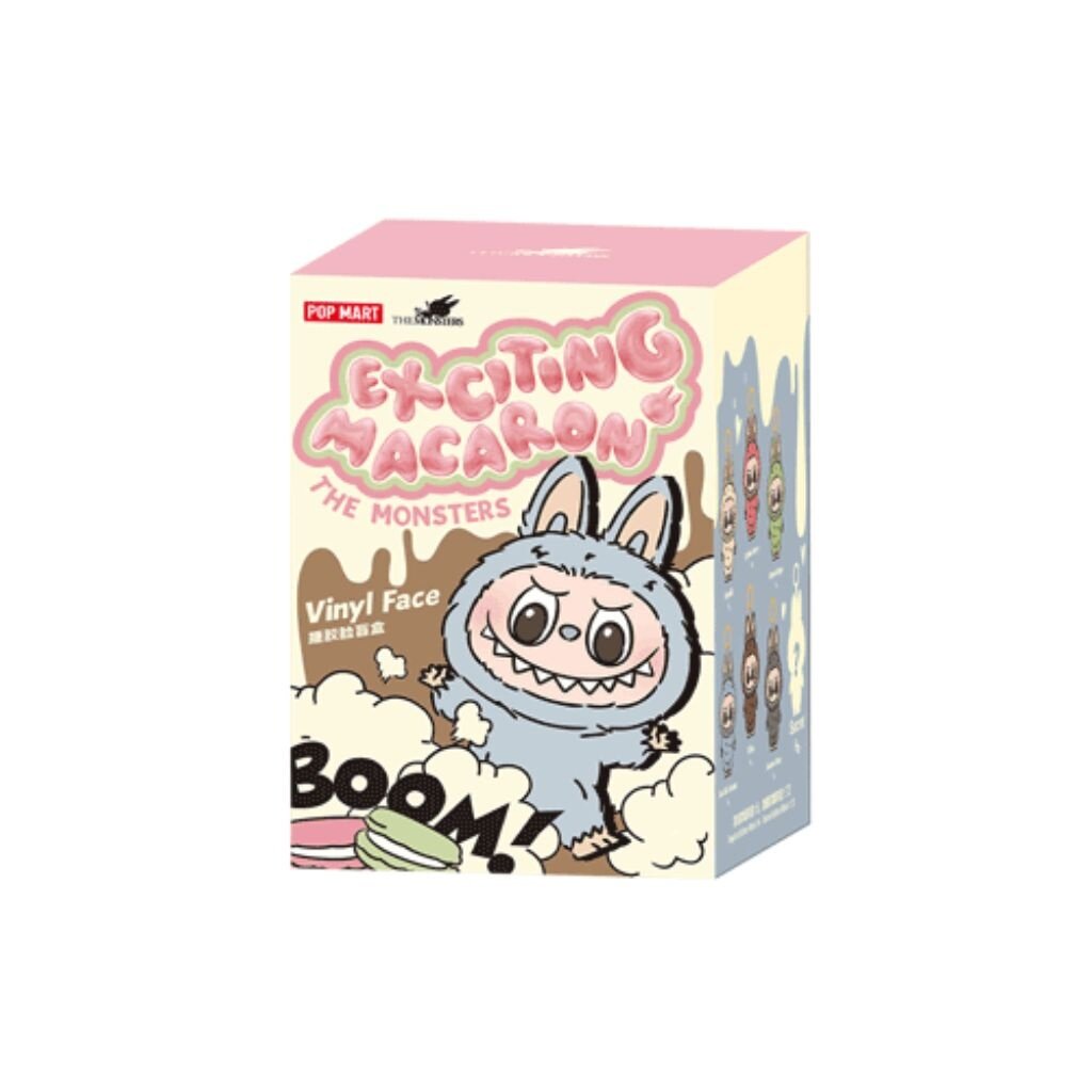 Pop Mart Pop Mart Authentic Labubu The Monsters - Exciting Macaron Vinyl Face