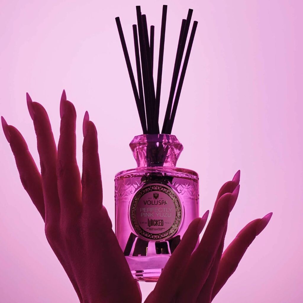 Voluspa Wicked Act I Perfectly Pink Yuzu Reed Diffuser