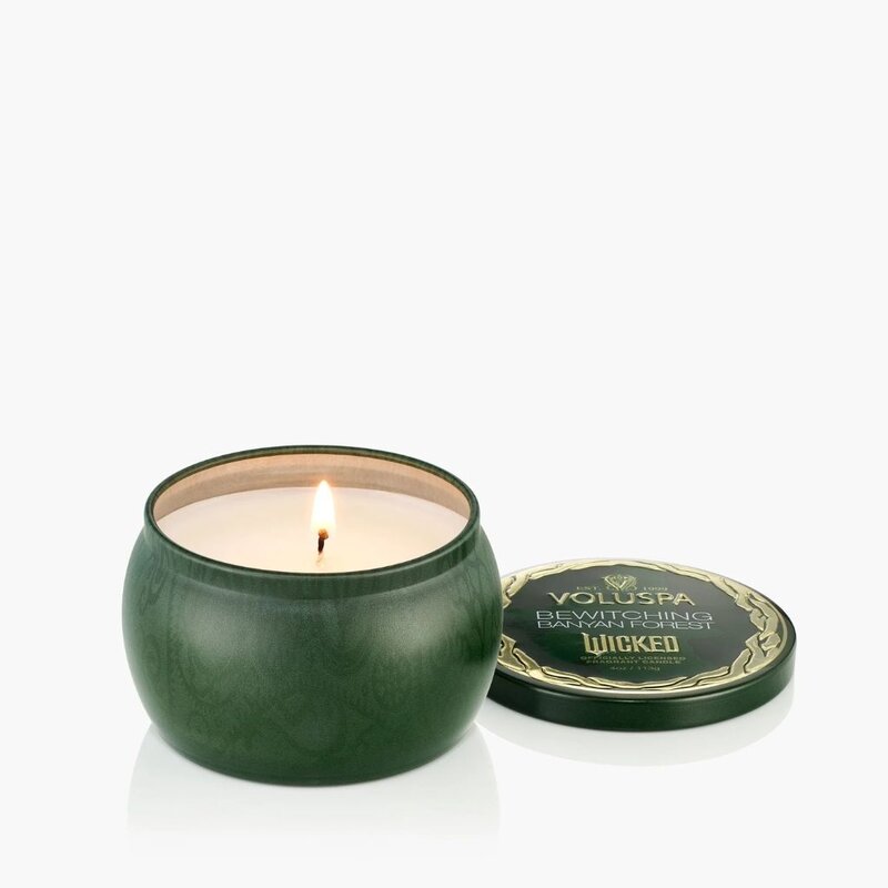 Voluspa Wicked Act I Bewitching Banyan Forest Mini Tin Candle